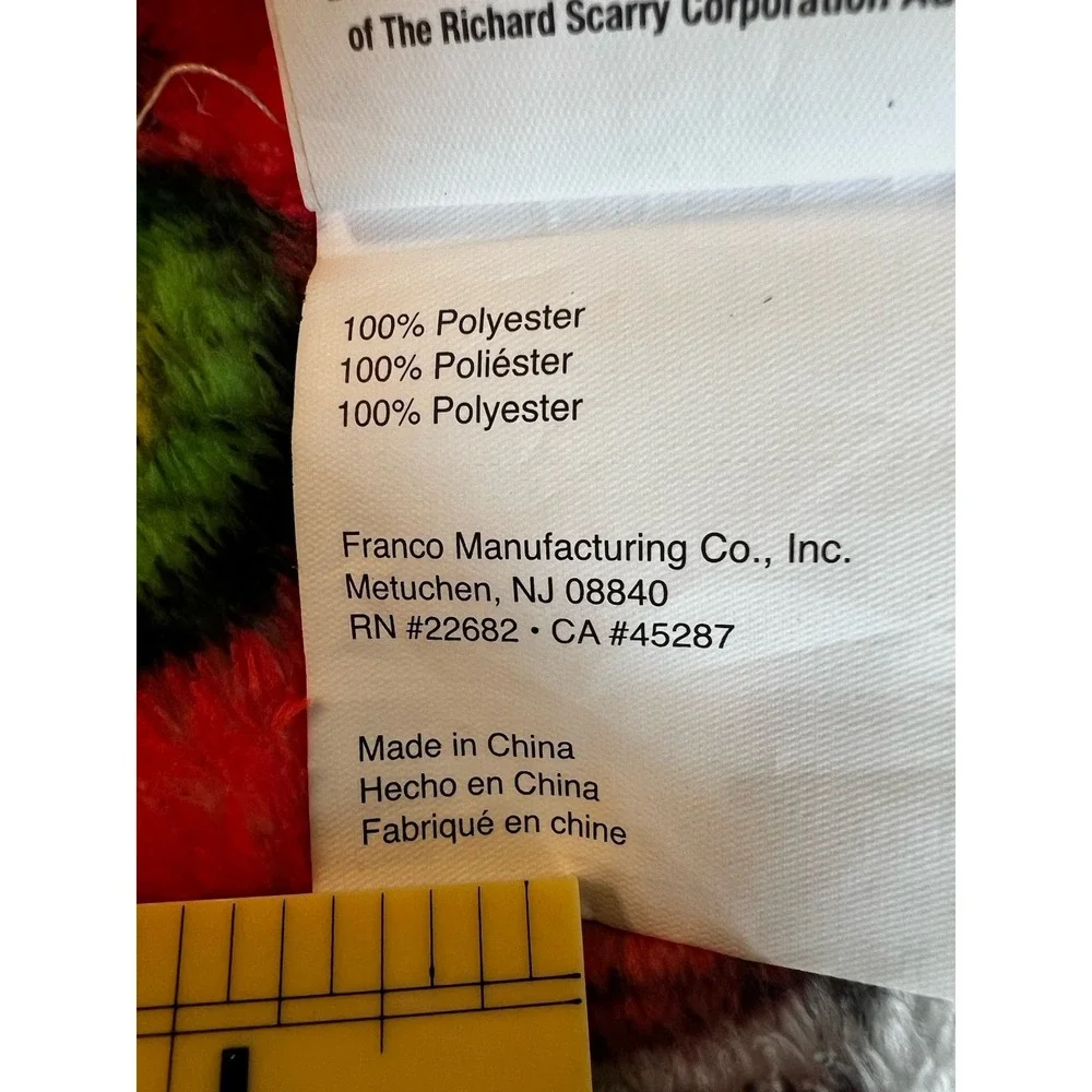 Richard Scarry Franco Busytown Blanket 72x46 Cars Trucks Oversized Throw